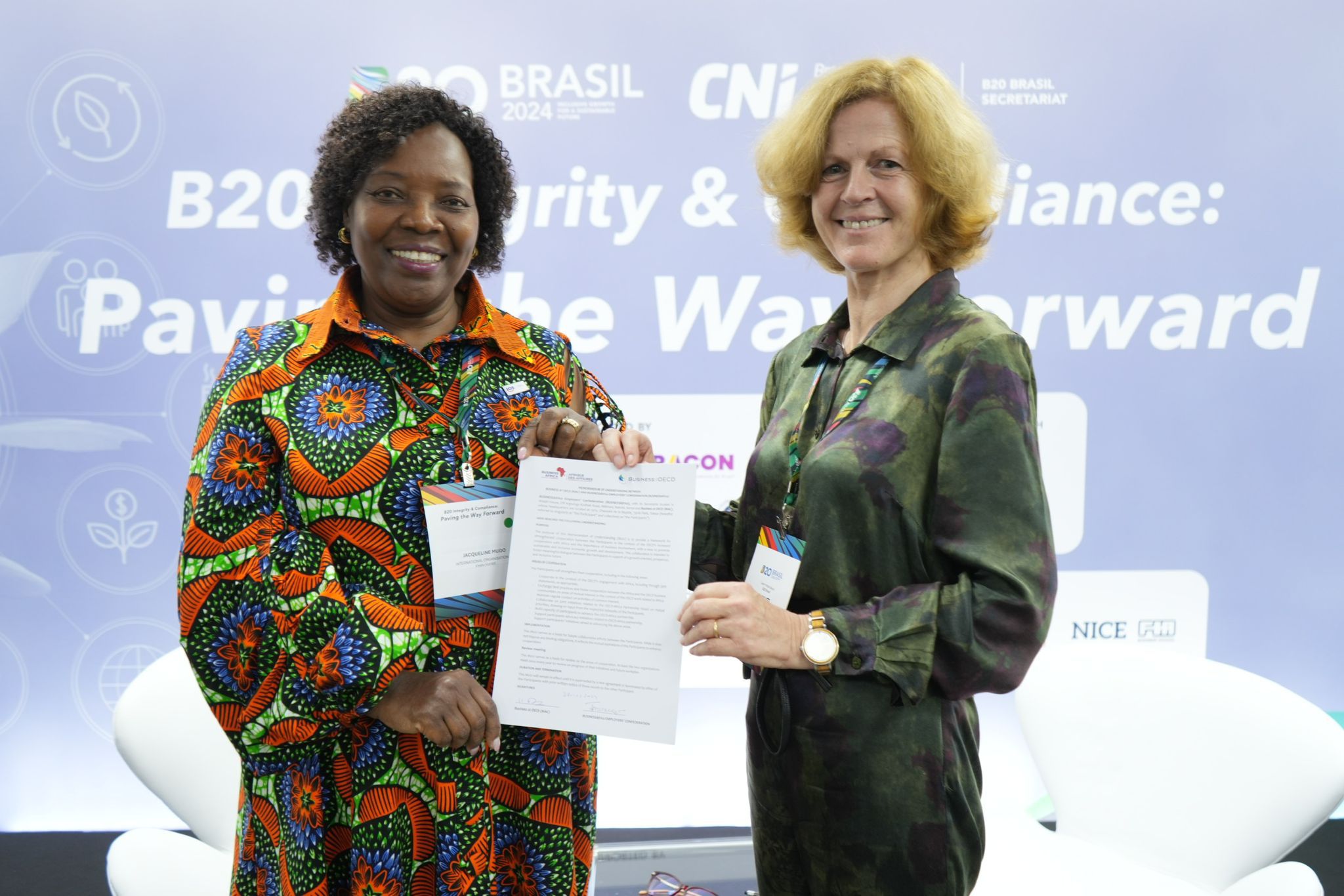 and Business at OECD sign MOU